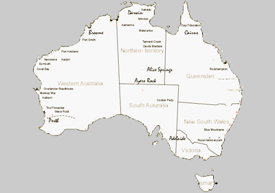 LE parcours de Quetza en Australie